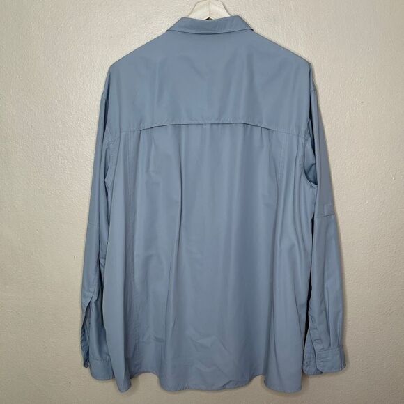 Dri-Duck Chevron Mens Button Down Shirt Size 3XL Long Sleeve Gray - Picture 9 of 9